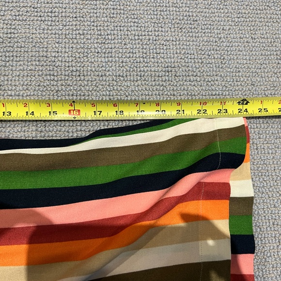 Reformation Clare Pants, Rainbow Stripe, Size 8 - Picture 4 of 5